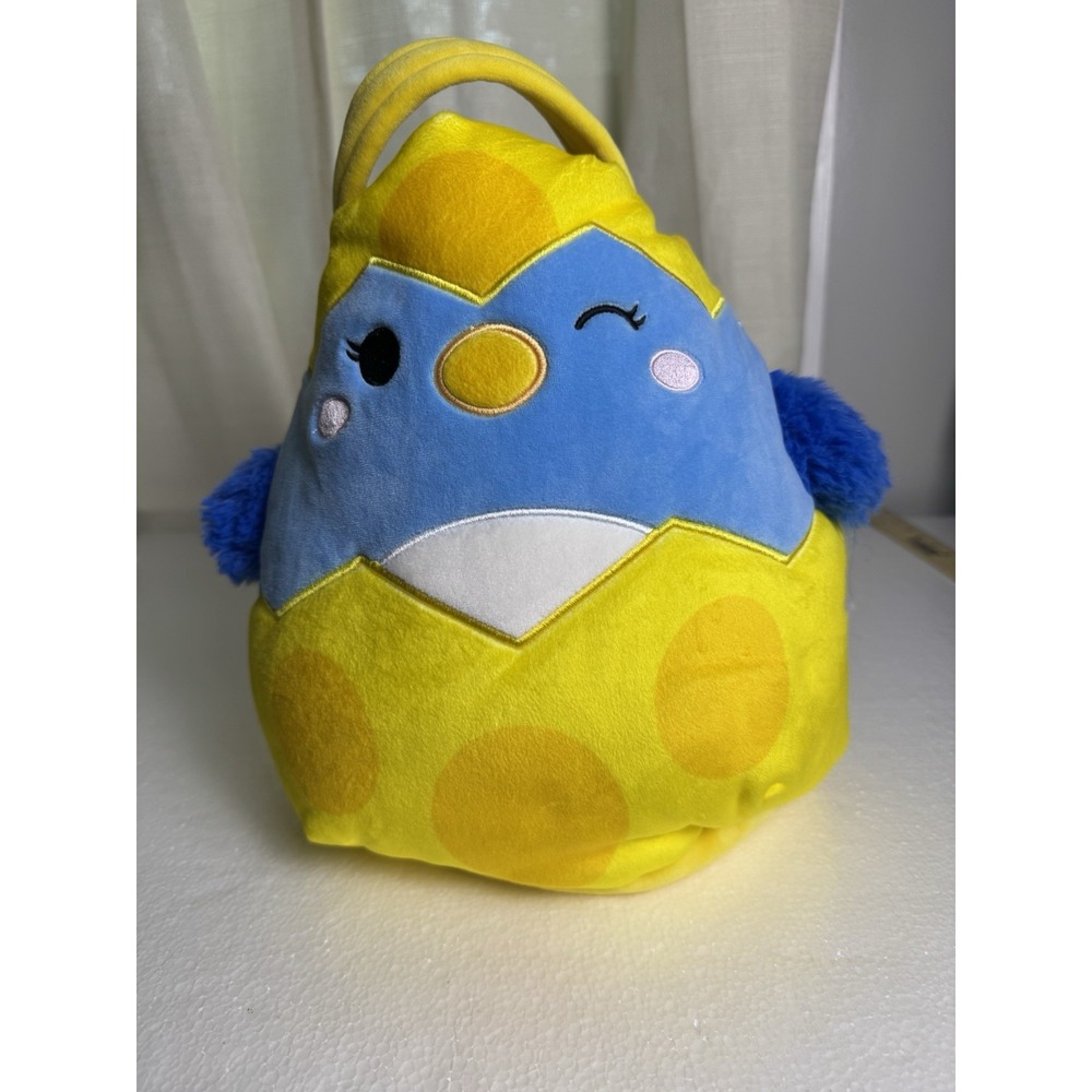 Squishmallows Bebe the Bluebird‎ Plush Easter Basket 10"